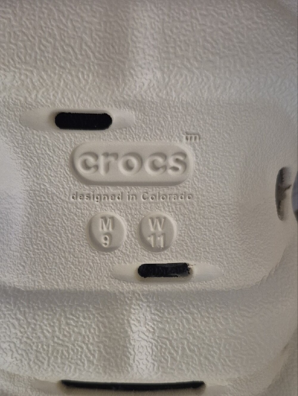 CROCS Kids Echo Clog in White with Black Footbed - Picture 3 of 9